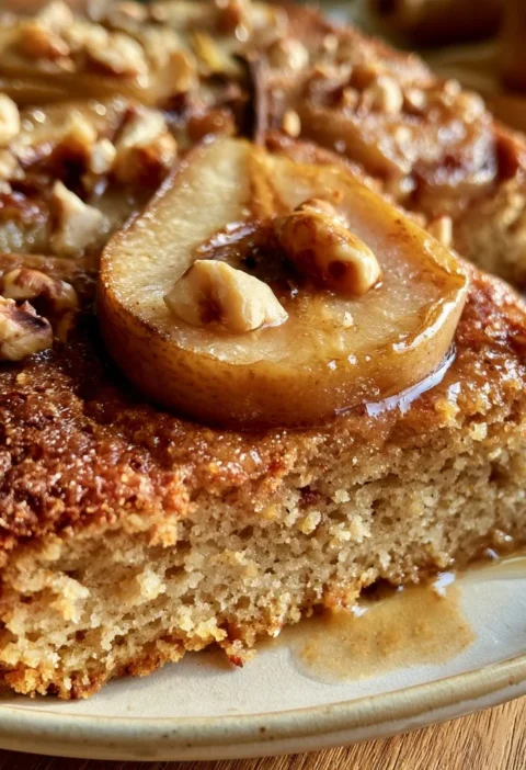 Ciambellone pere e nocciole, un dolce soffice e delizioso