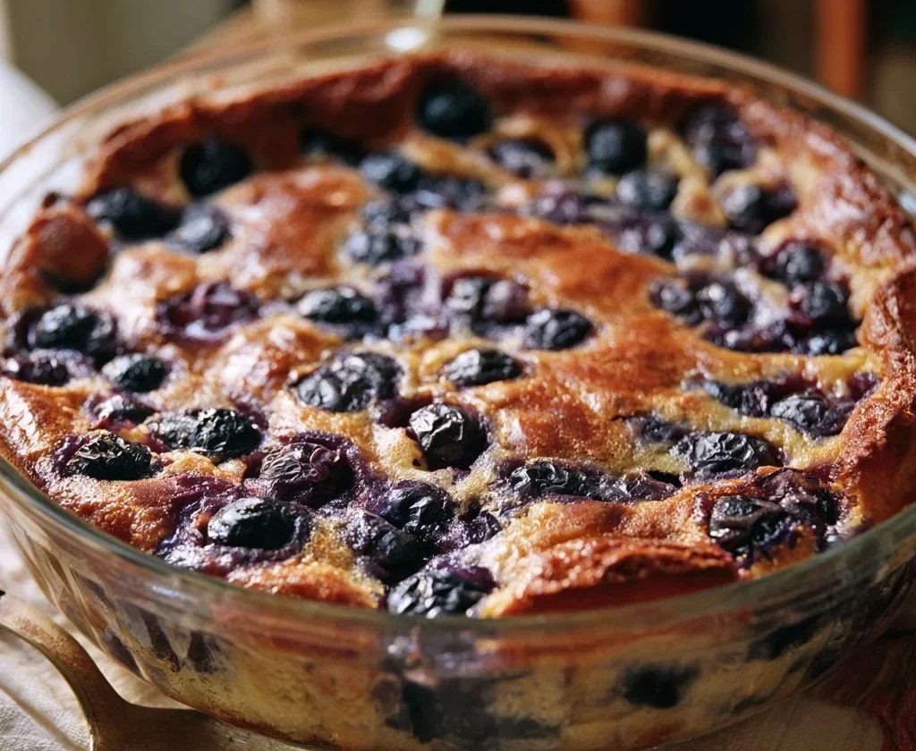 Clafoutis all'uva nera, un delizioso dolce di frutta