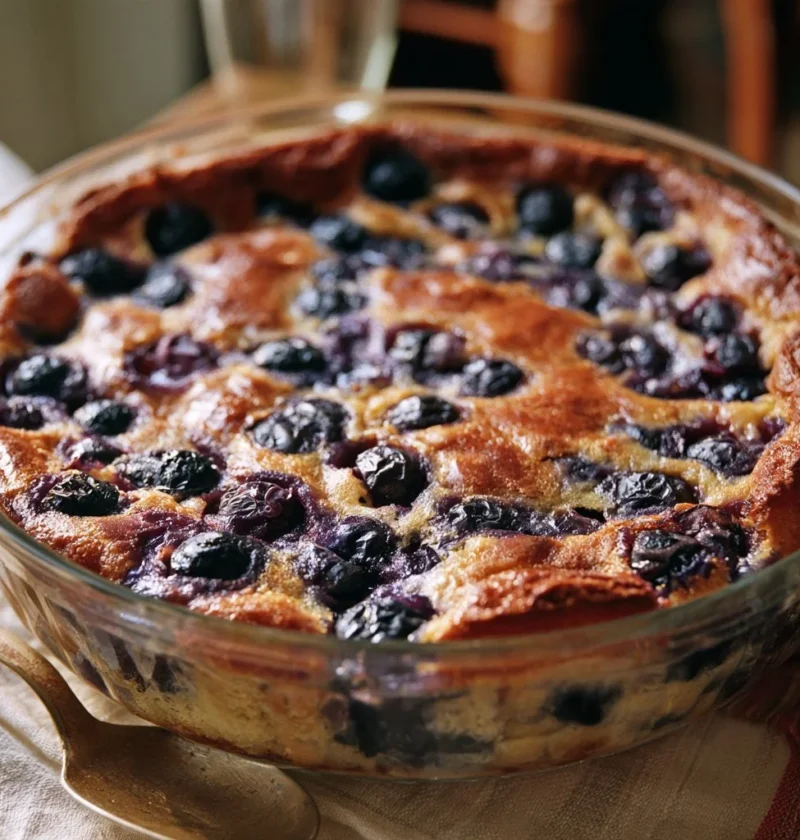 Clafoutis all'uva nera, un delizioso dolce di frutta