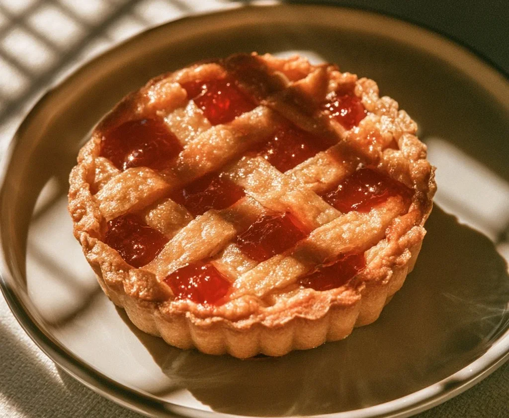 Crostata alla marmellata, dolce italiano tradizionale.