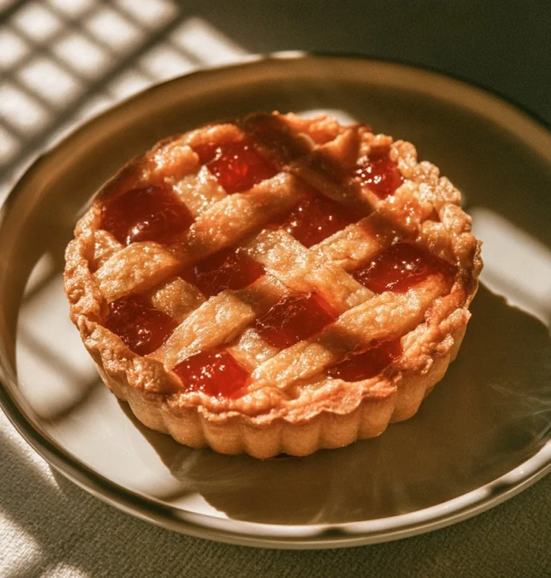 Crostata alla marmellata, dolce italiano tradizionale.