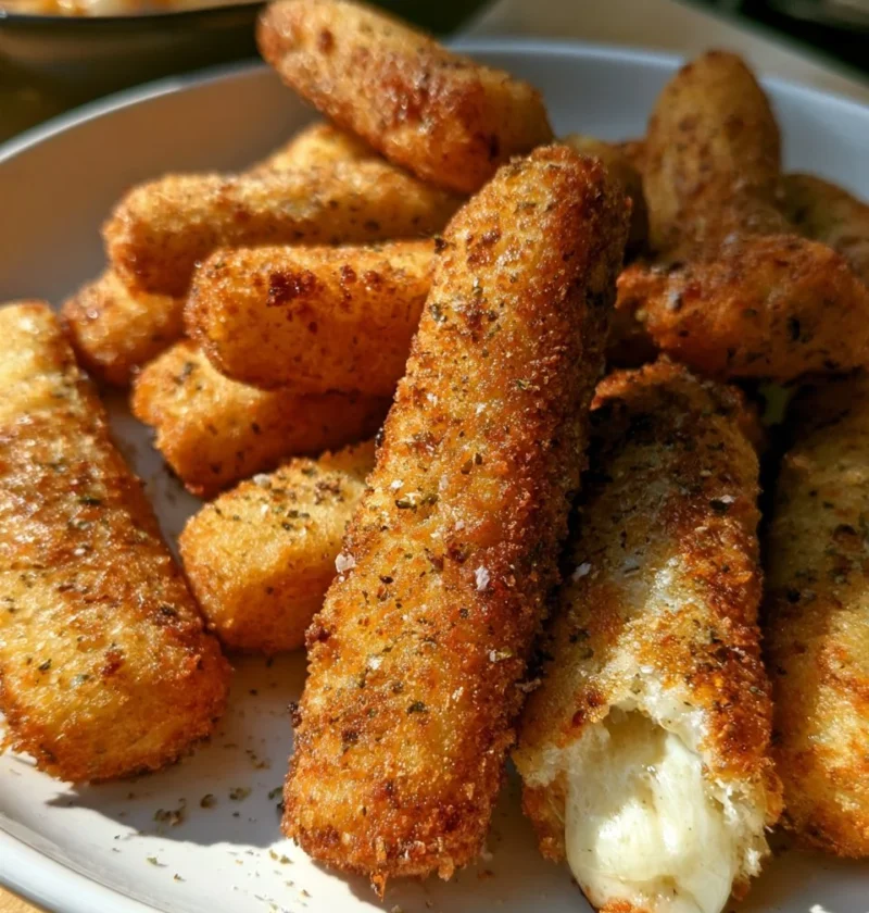 Dita della strega salate al formaggio pronte per essere servite