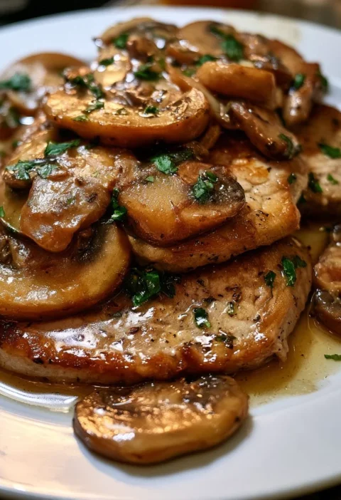 Scaloppine ai funghi e vino bianco deliziose e facili da preparare