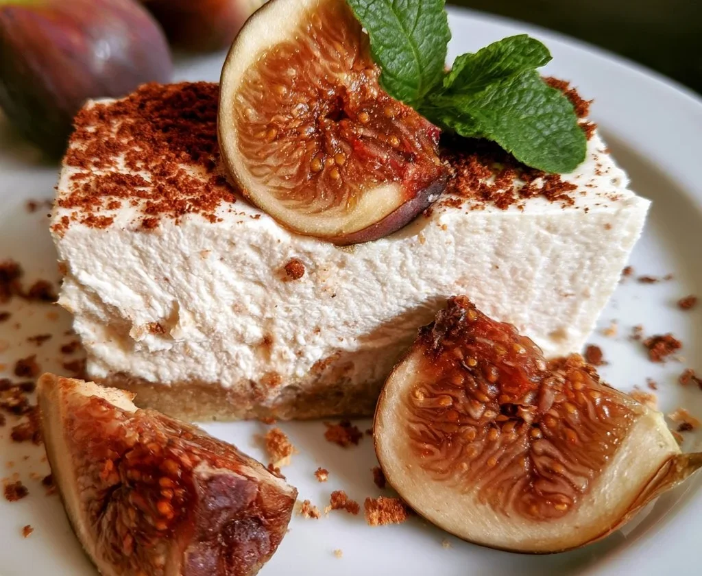 Semifreddo ai fichi e mascarpone, un dolce italiano fresco e cremoso