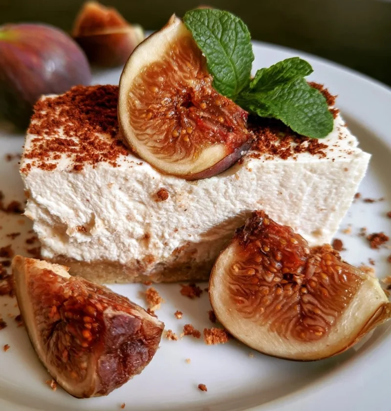 Semifreddo ai fichi e mascarpone, un dolce italiano fresco e cremoso