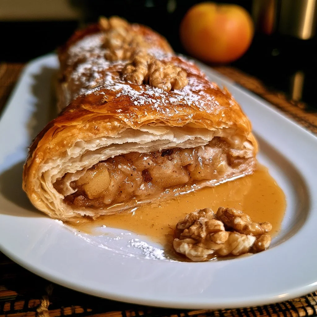 Strudel di mele e noci, un dolce tradizionale con mele e noci