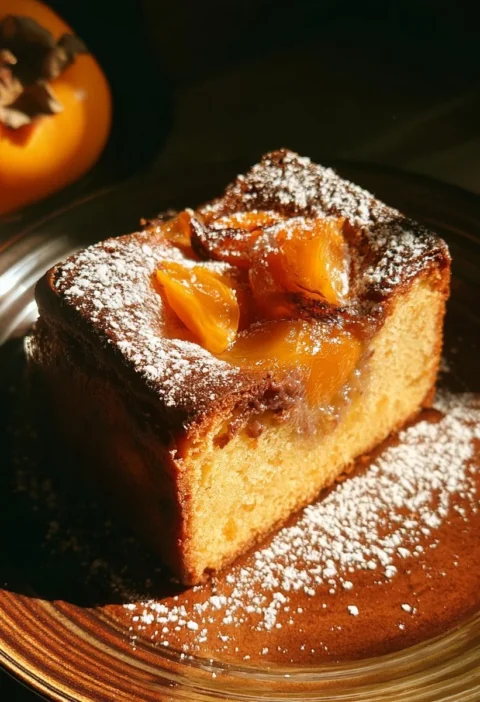 Torta soffice ai cachi e cacao, un dolce tradizionale da gustare