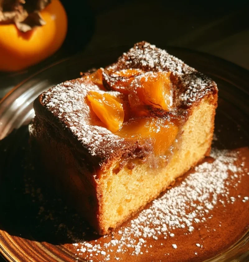 Torta soffice ai cachi e cacao, un dolce tradizionale da gustare